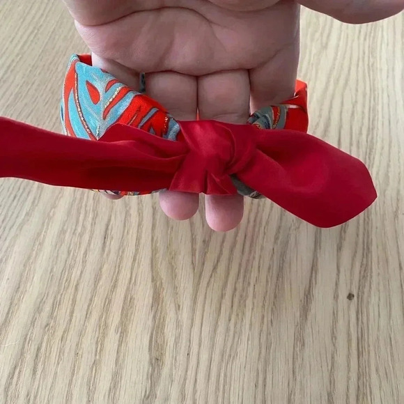 🆕Red Summer Multi-print Bow Knot Headband🆕 - Picture 6 of 6